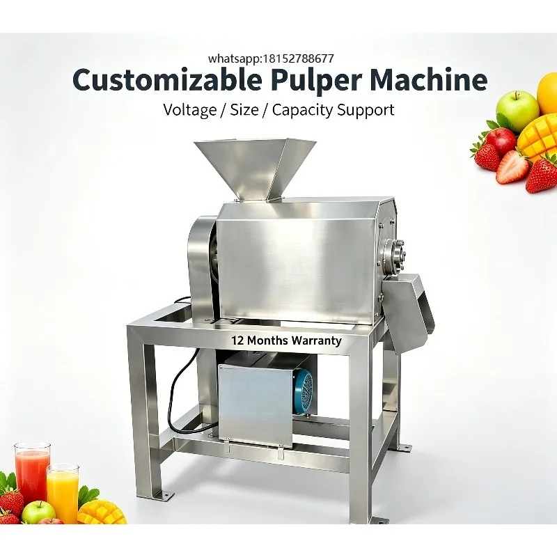 Automatic Stainless Steel Industrial Fruit Orange Watermelon Mango Pineapple Juicer Machine High Productivity 1500W