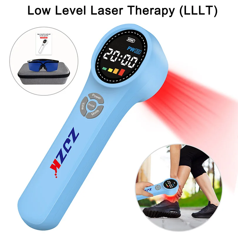 1760mW 980nm 810nm 660nm Laser Pain Relief Device for Plantar Fasciitis Anti-inflammation Tissue Repair Wound Healing Home Use