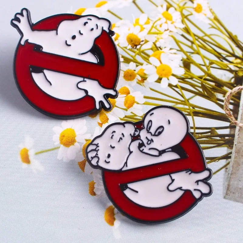 

Cartoon Shape Zinc Alloy Dripping Oil Movie Character Brooch Ghost Forbidden Personality Metal Badge