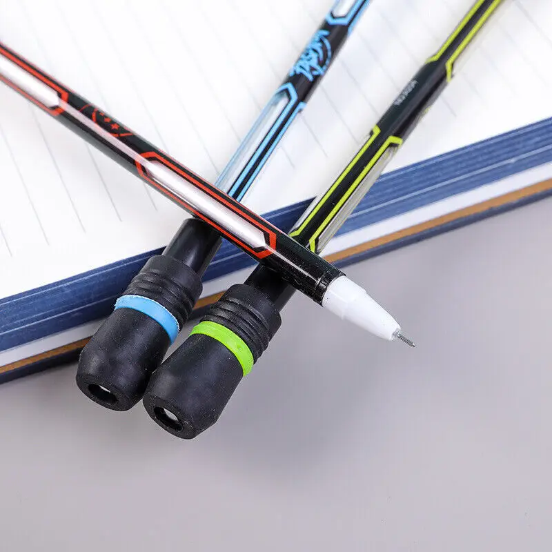 1pc Novelty Rotating Gaming Pen Spinning Gel Pens Anti-slip Rotating Gaming Gel Pens Student Intelligence Release Pressure Gift