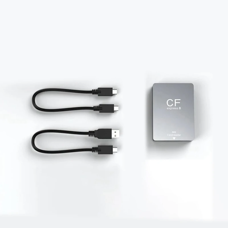 Cfexpress Reader Cfexpress Card Reader USB 3.2 10Gbps Dual-Slot With USB C To USB C/A Cable For SLR