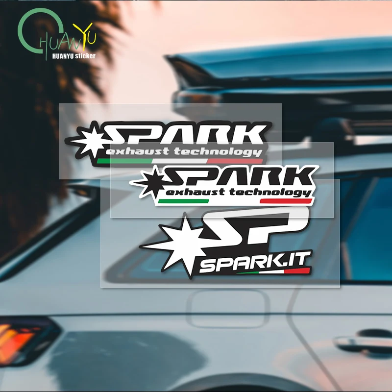 Adhesivo reflectante para tubo de escape Escorpio; calcomanía de modificación del extremo de la cola de la motocicleta; pegatina AK para decoración del coche