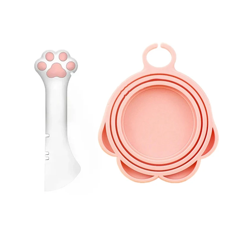 

Multifunctional Pet Spoon Can Food Mixing Spoon With Silicone Seal For Pet Food Storage