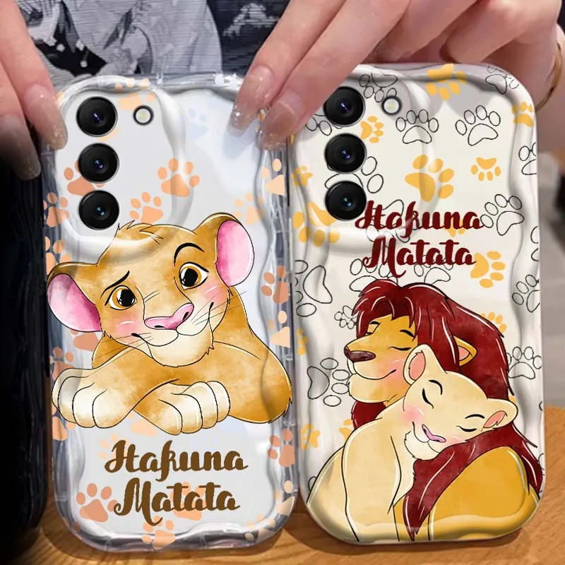 

The Lion King Phone Case For Samsung S25 S24 S23 S22 S21 S20 A04 A05s A05 A06 Ultra Plus FE 5G Wave Oil