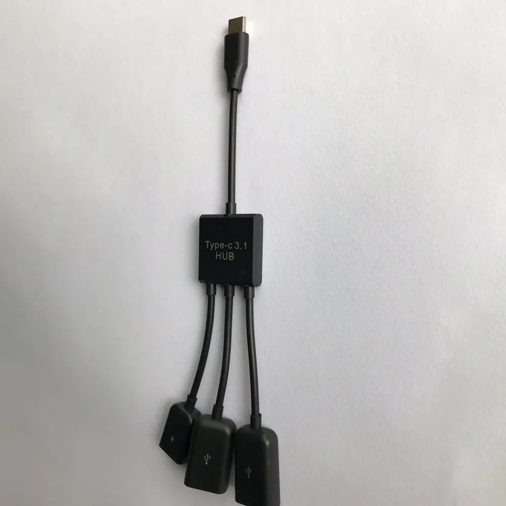 Type USB C-adapter naar Otg-kabel Geslachtstype-Hub Ethernet Host Multi-oplaadconnector Eén punt drie