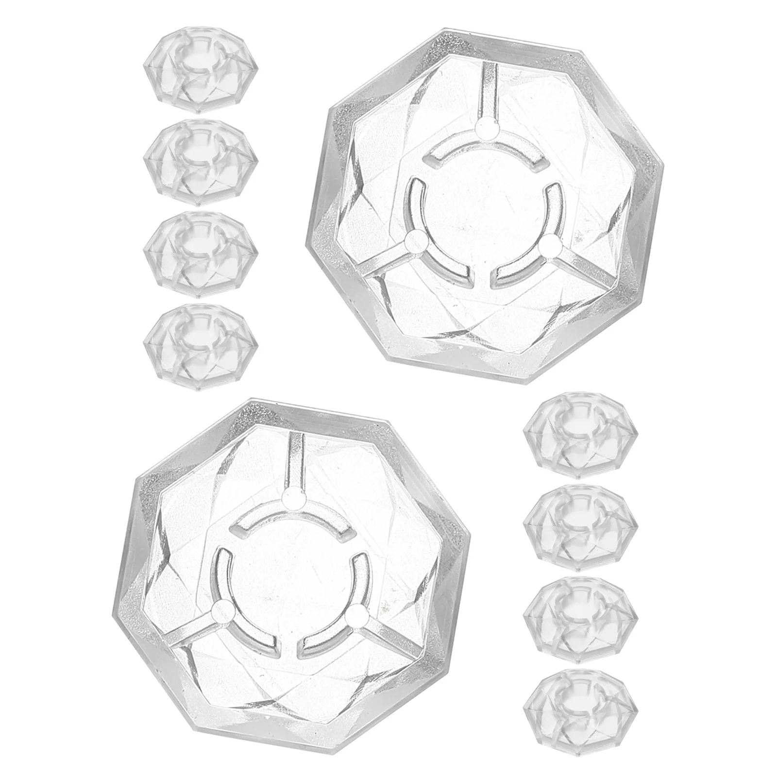 10 قطعة تأثير الغيتار دواسة Footswitch القبعات العالية على شكل فريد غطاء حماية دائم لملحقات لوحة الدواسة عملية صامتة #2