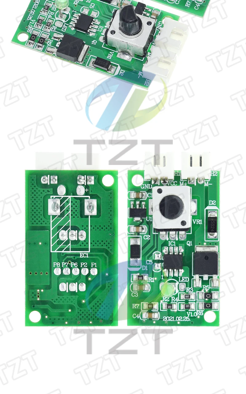 DC 7V~12V 10A PWM DC-Motor-Drehzahlregelungsmodul Hochleistungs-PWM-Drehzahlregler PCB Elektronikplatine Externe Stromversorgung – Detail 4