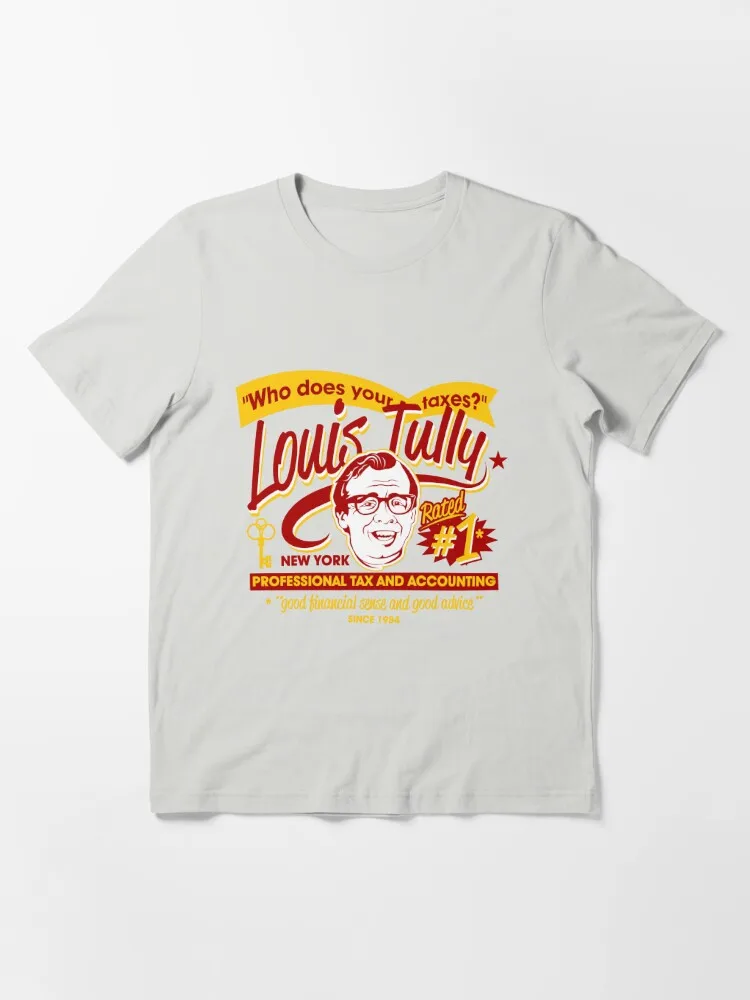 Louis Tully Accounting Essential T-Shirt Prevalent Leisure Cotton  Tees