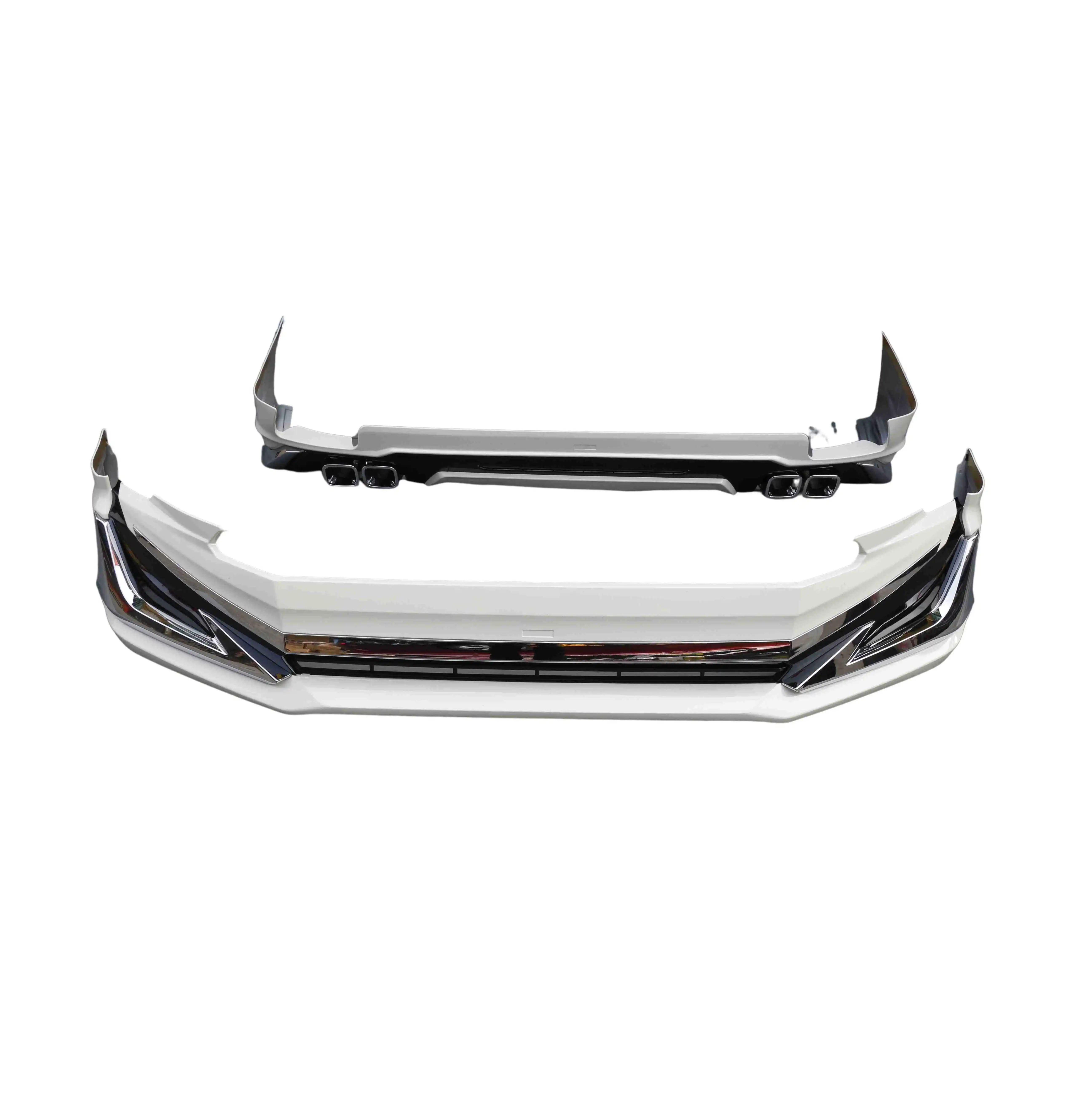 2021 best selling hot sale top quality white pretty car front and rear bumpers for PRADO