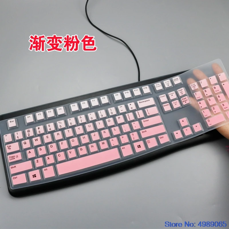 For Logitech Mk120 K120 Mk K 120 Dustproof Mechanical Wireless Desktop Silicone Dust Cover Film Keyboard Cover Protector