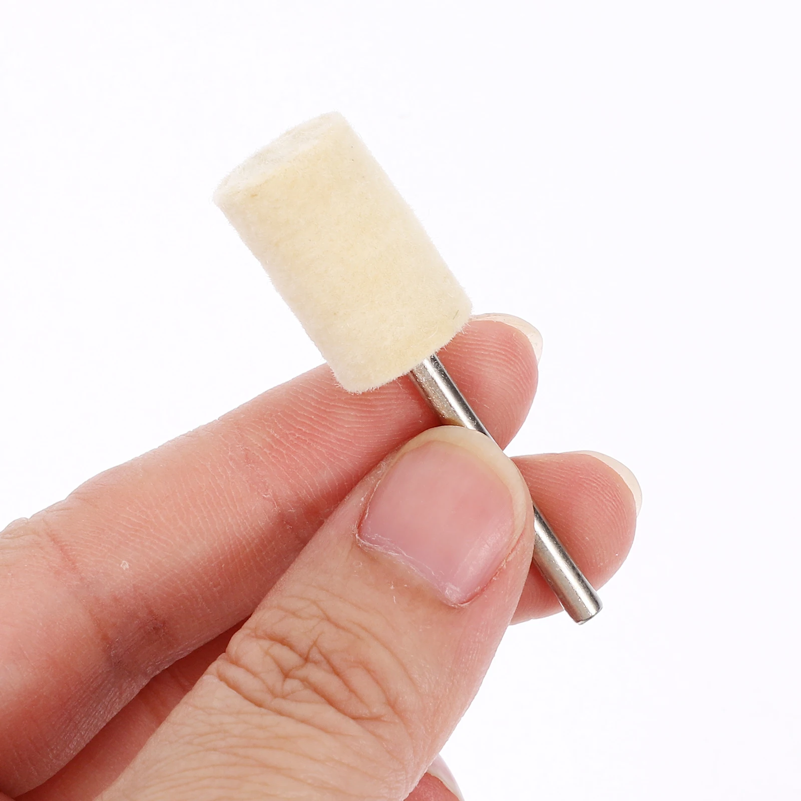 

12 Pcs Polishing Bits Wool Felt Buffing Wheel for Drill Stainless Steel Grinding