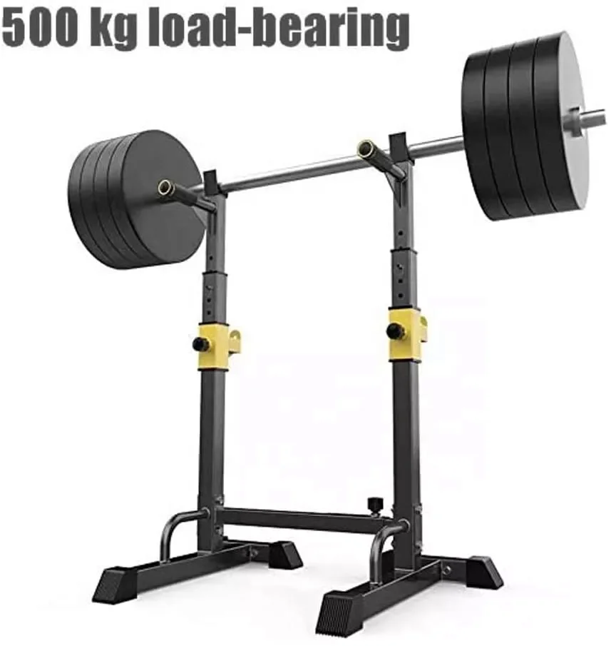 Home Gym Equipment Power Rack Adjustable Squat Rack Fitness Weight Lifting Barbell Rack