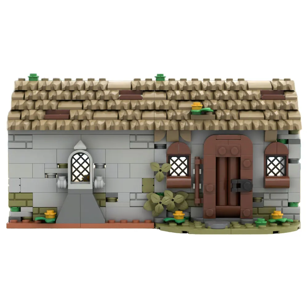 Basic Medieval Home Building Blocks Kit Thatched-roof houses in the village Architecture Home Bricks Adult Toy Gift For Friend