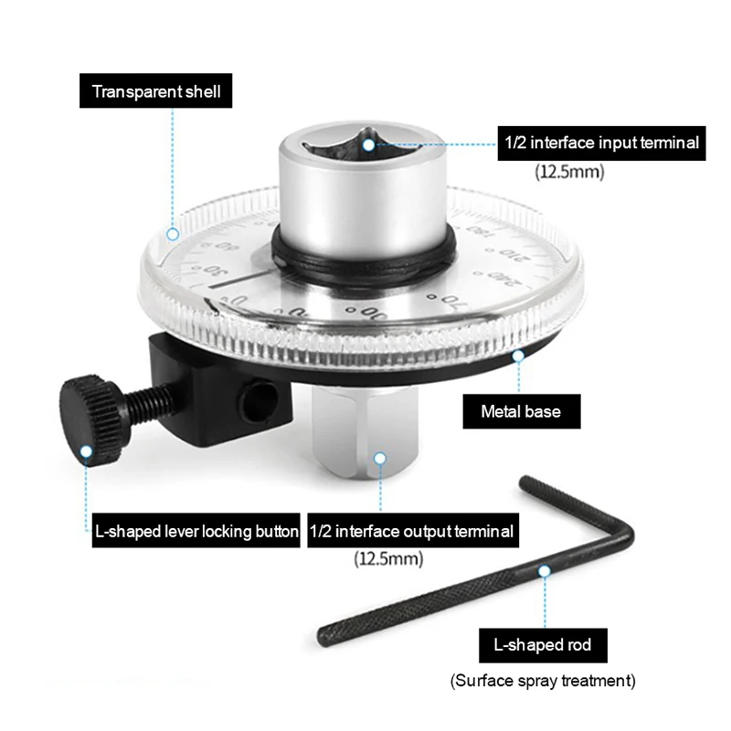 Chiave dinamometrica Torquemeter Dial Automotive Tools strumento manuale attrezzature per servizi Auto strumenti per Garage calibrati In gradi