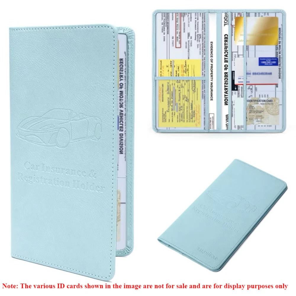 Pu Leather Classified Passport Cover Bill Coin Purse ID Credit Card Protective Holder Lightweight Travel Storage Bag