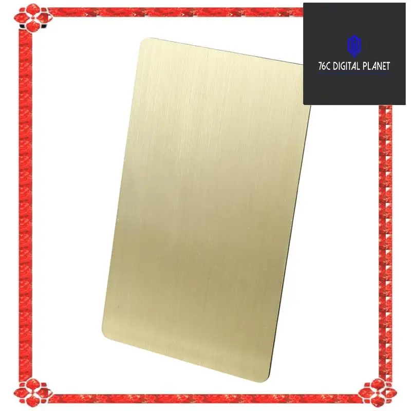 

24-Hour Delivery NFC Cards With 216 Chip, 13.56Mhz Frequency, 888 Bytes Storage, PVC & Laser-Printable Metal Finish Durable Easy