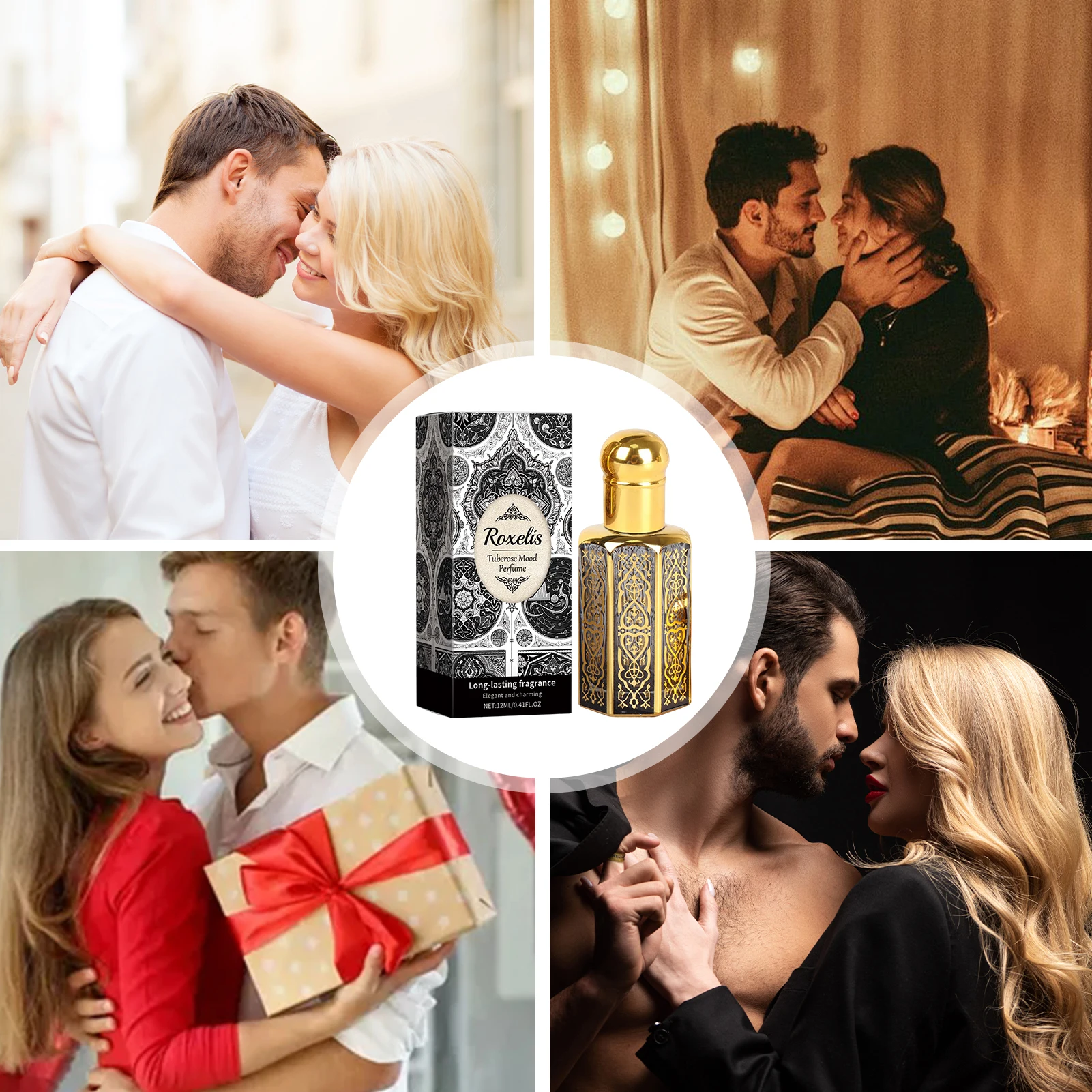 Perfumes árabes Perfume encantador Hombres Perfume personal de larga duración Fragancia de aceite Mujeres Perfume elegante para mujeres