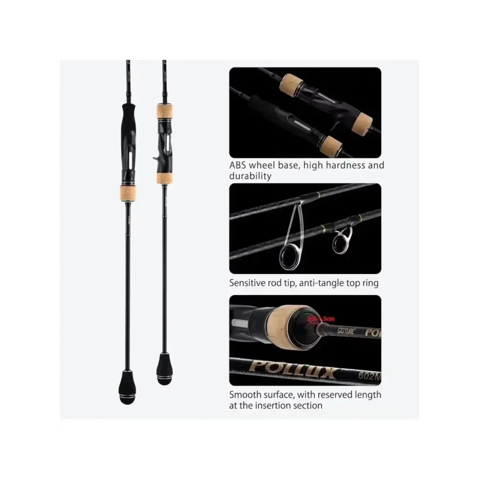 Goture Pollux Slow Jigging Rod 1.83m 1.98m Japan Fuji Ring Flatfish Fishing Rod ML/M/MH Power Fast Action Quality Boat Rod 2024