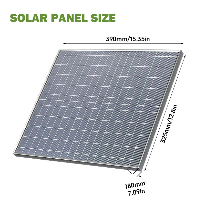 Zestaw przenośnej energii słonecznej 500W 1000W All In One 12V, generator polikrystaliczny do użytku na zewnątrz, na kempingu, w domu, do zastosowań off-grid. — zdjęcie produktu 5