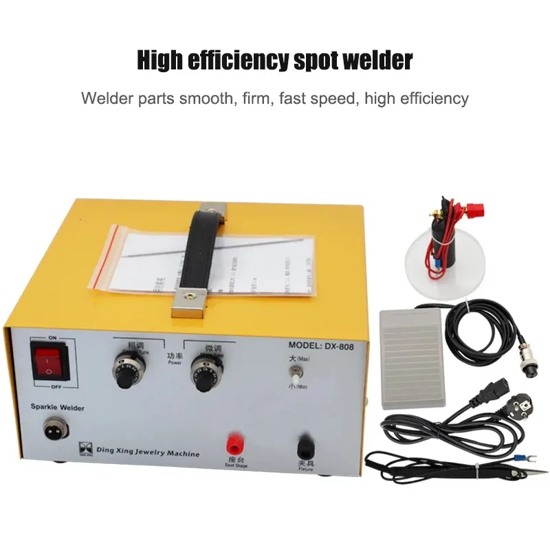 80A Handheld Pulsed Laser Spot Welder for Jewelry Gold Silver Battery Repair