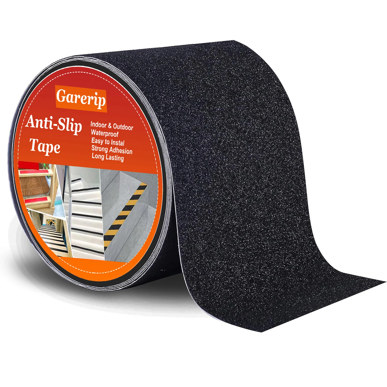 1 Roll of Anti-Slip Traction Tape, 10cm X 10.6m , Suitable for Indoor or Outdoor Stairs, Bathtubs, Boats, Etc., Anti-Slip Adhesive Tape, Special Anti-Slip Roller Tape for Stair Steps
