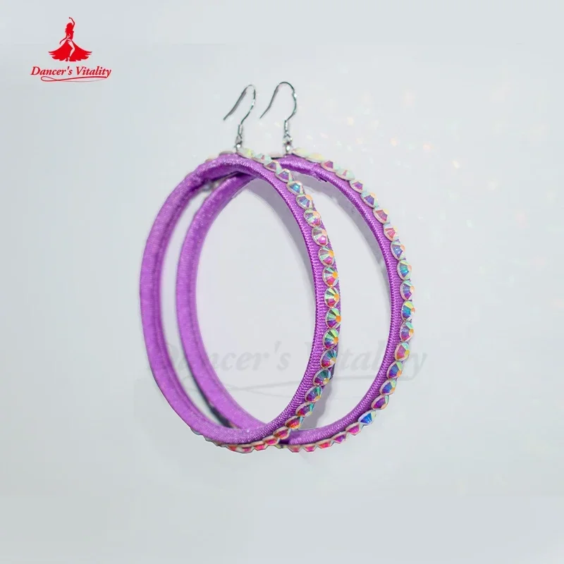 الوطنية القياسية اللاتينية الشريط أقراط المهنية رومبا Chacha المنافسة أقراط الكبار الفتيات الملحقات السوداء