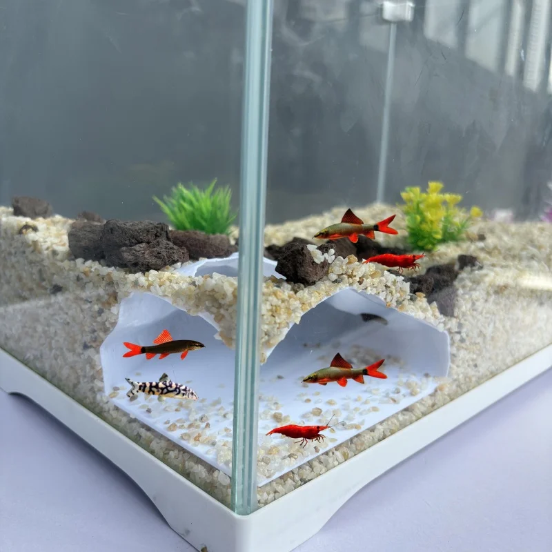 

Fish and shrimp friends' entertainment habitat/aquarium corner cave/aquarium background decoration