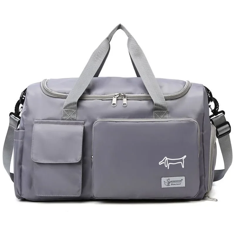 Borsa per scarpe indipendente Borsa da uomo Autunno Inverno 2024 Borsa da golf autentica Borsa da viaggio ad alta capacità da donna Borsa a tracolla