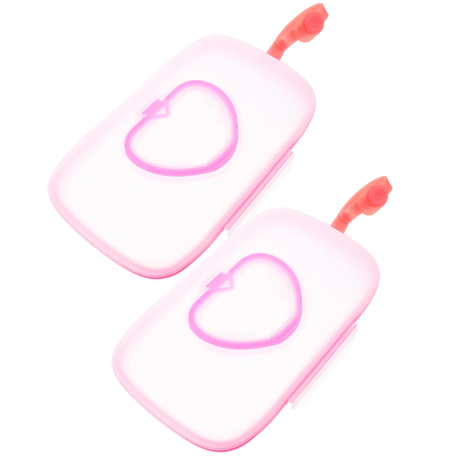 

sterowany dozownik przenośne chusteczki wielokrotnego użytku miłość pudełko na mokre chusteczki nosidełko dla noworodka Case wózek dziecięcy różowy Pp plastik