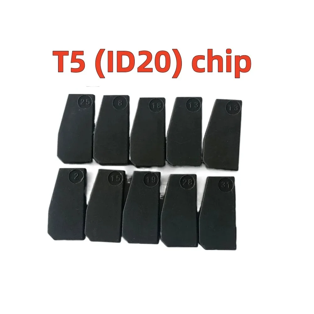 T5 Ceramic Transponder Chip ID20 ID 20 ID 13 T20 ID13 Transponder Chip Car Key blank Chip 5/10PCS