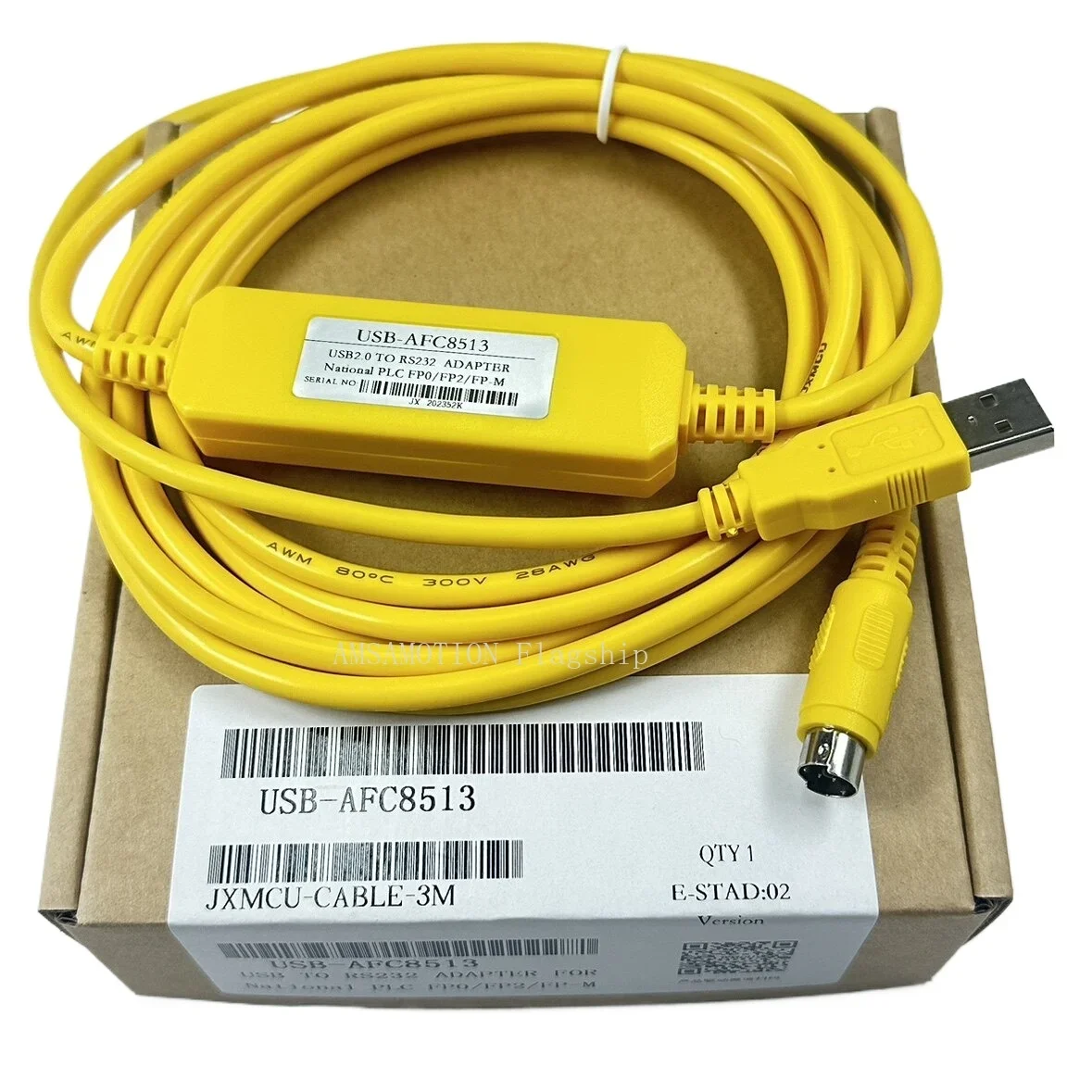 USB-AFC8513 AFC8503 PLC Programming Cable for Panasonic Suitable FP0 FP2 FP-X FP-M Series 5pin Convert Adapter