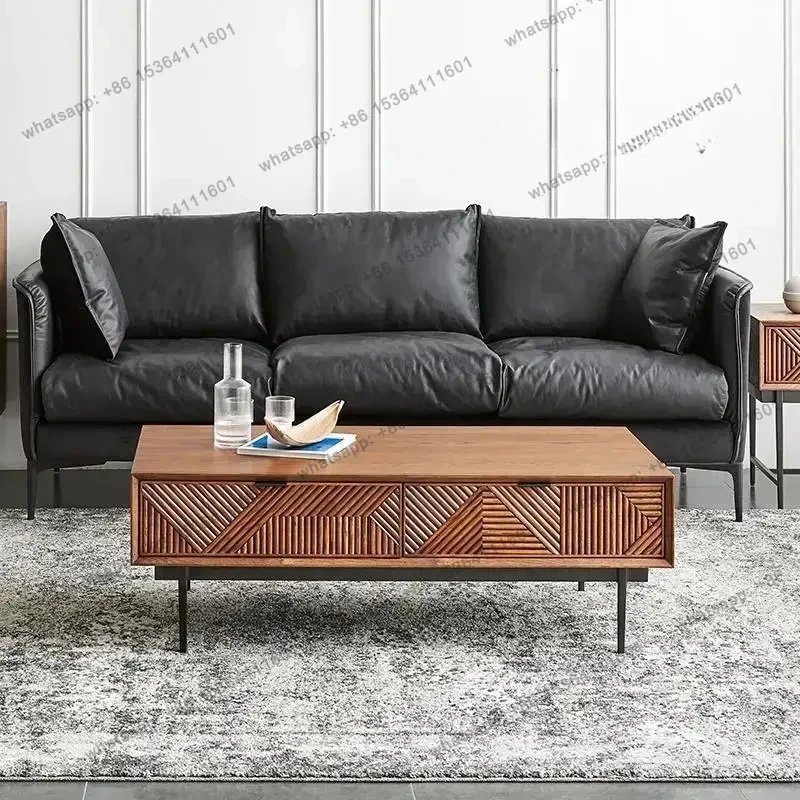 Coffee Table Small Apartment Home Living Room Tea Table City Light Luxury Tea Table Custom Living Room Home