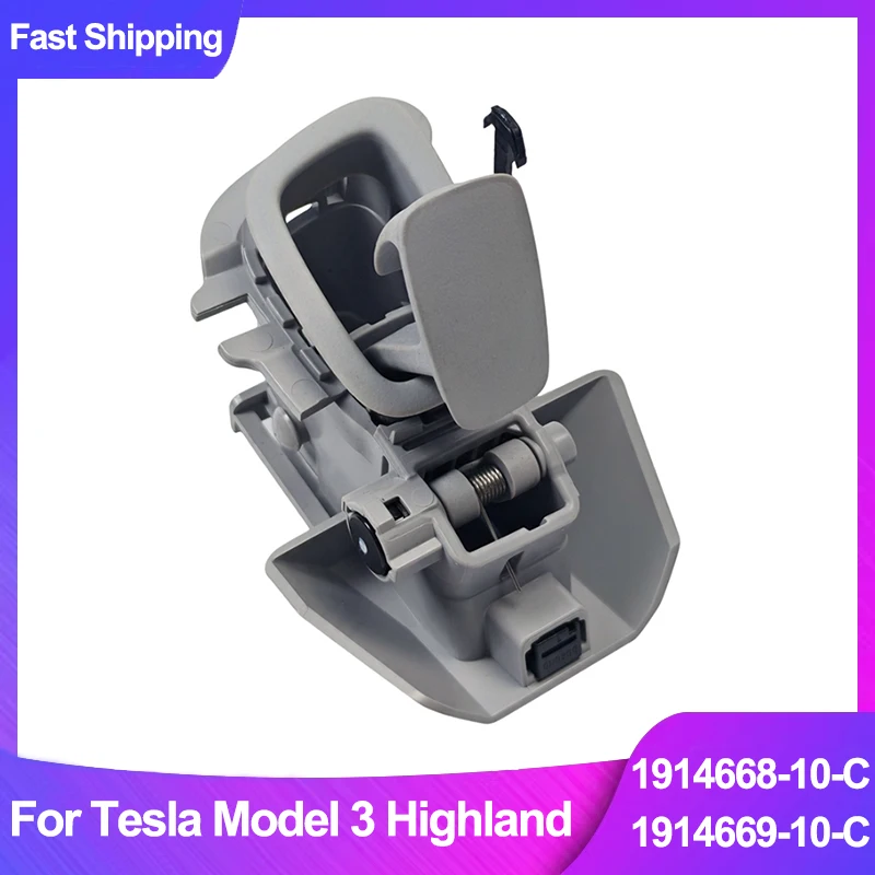 Rear Coat Hook Assembly Left Right Rear Hooks For Tesla Model 3 Highland 2024-2026 Interior Parts 1914668-10-C 1914669-10-C