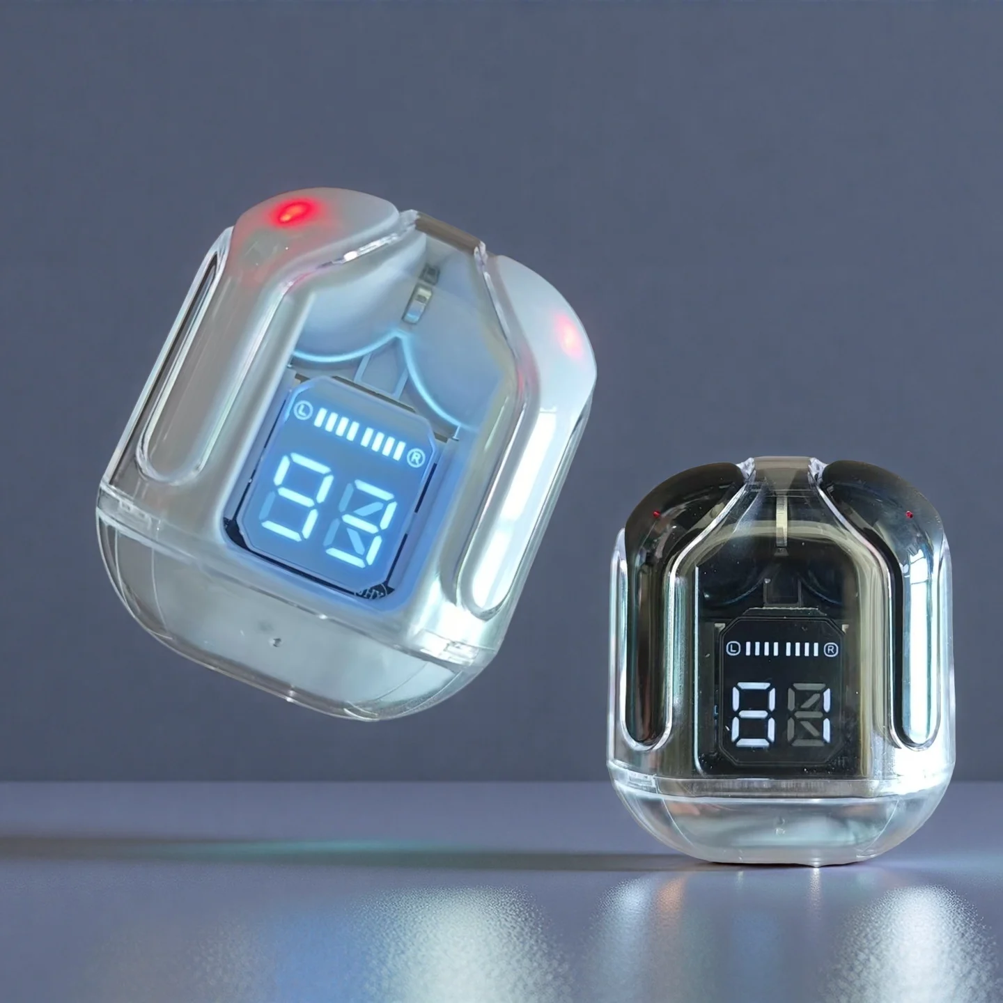 Original T2 TWS Transparent Wireless Bluetooth Headset HIFI Sound Drahtlose Kopfhörer Bluetooth 5,3