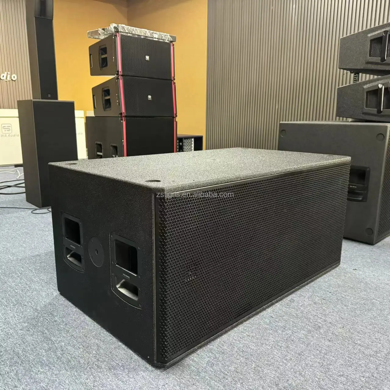 Sub 8008-A Dual 18 Inch Active Powered Subwoofer for Stage Event Pro Audio PA Sound System
