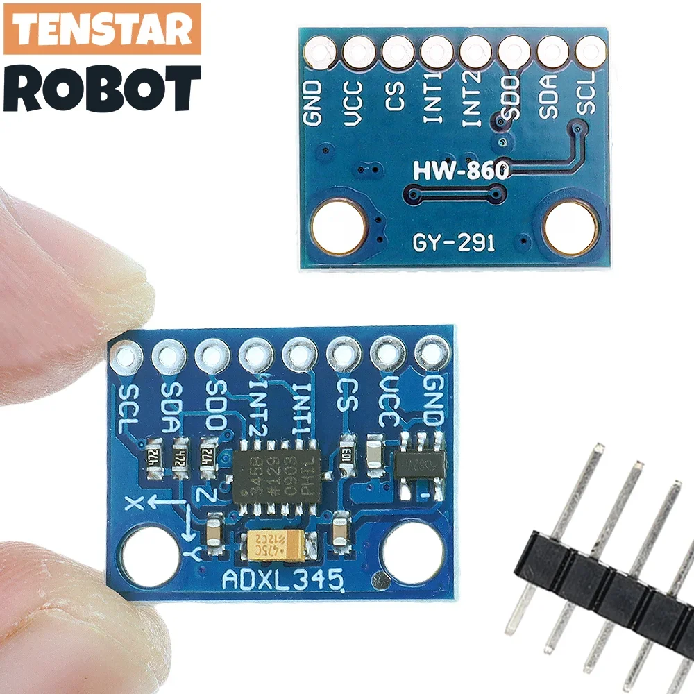 GY-291 ADXL345 3-Axis Digital Gravity Sensor Acceleration Module IIC SPI Transmission