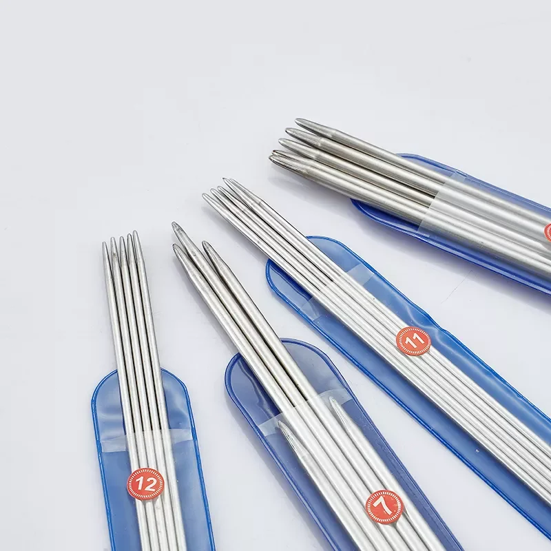 

11 size 5pcs 25cm/35cm stainless steel Straight knitting needles crochet hooks knitting needles set Size 6-16