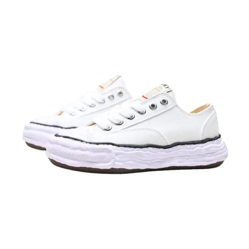 Casual Fashion MMY BLAKEY Skateboarding Shoes Ice Cream Platform White Canvas Dissolving Shoes for Men and Women Snekaers