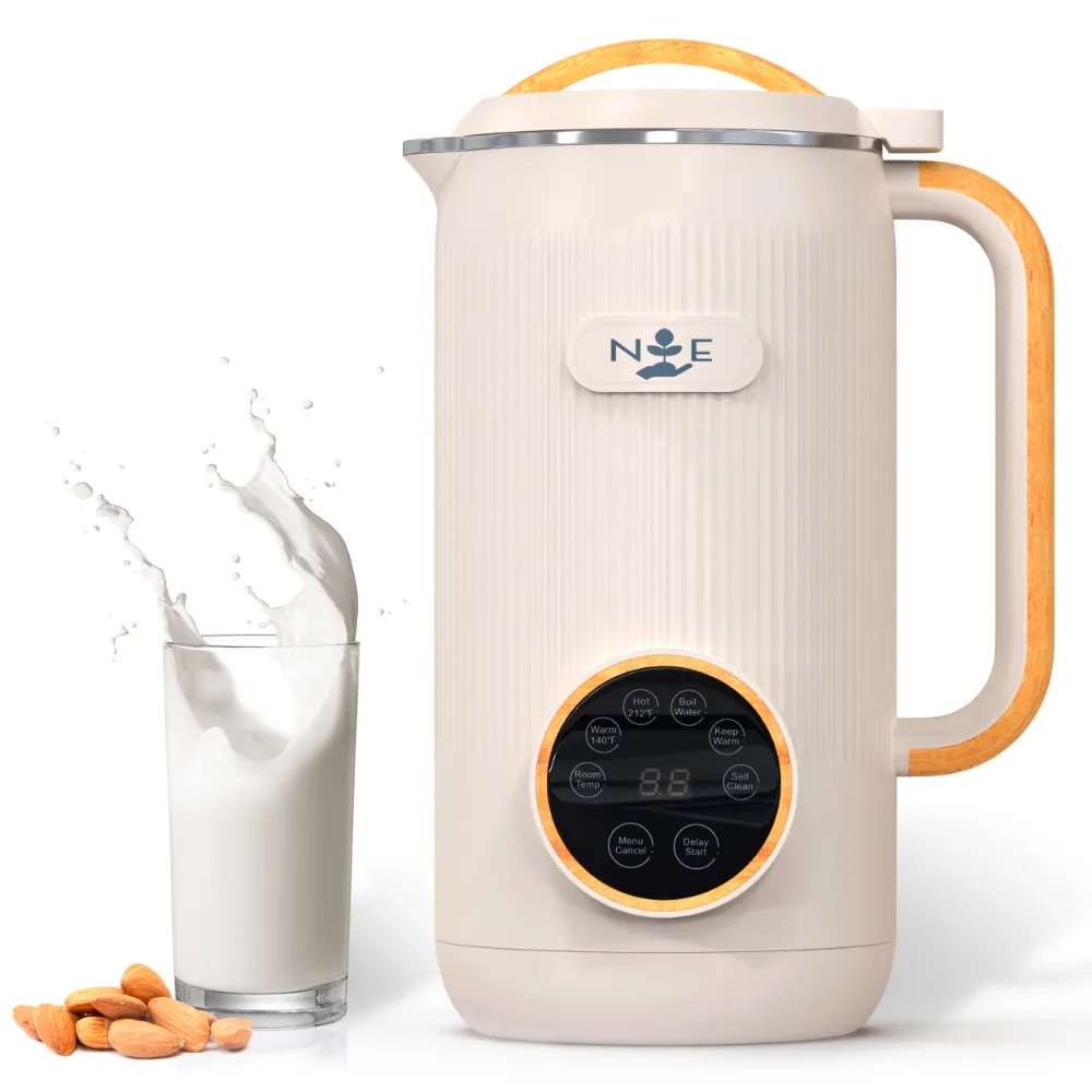 2023 New 6-in-1 Nut Milk Maker, Homemade Almond and Soy Milk Maker