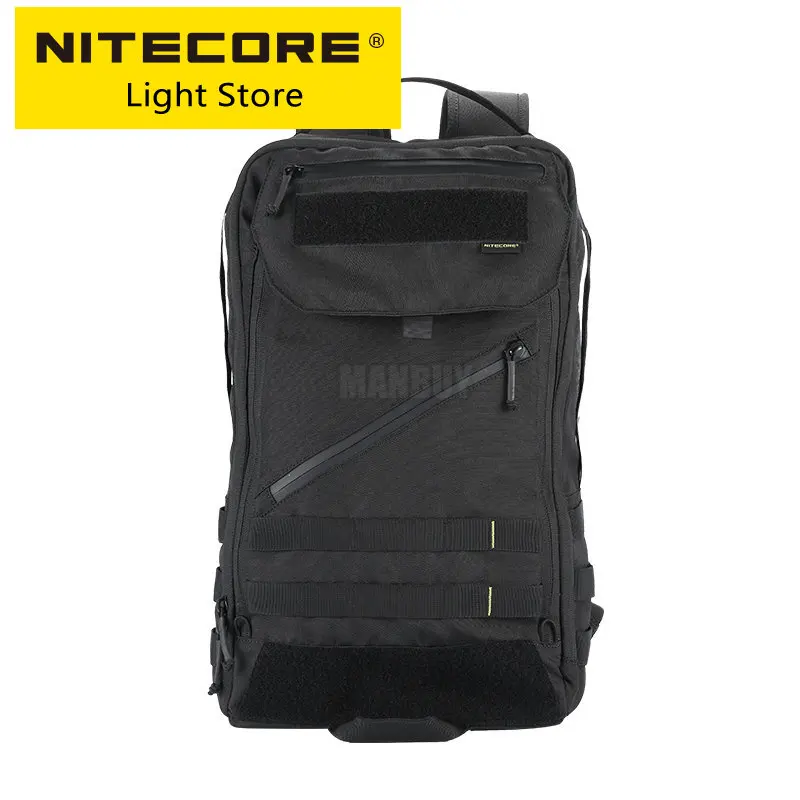 Genuine Nitecore BP23 Multipurpose Commuting Large 23L Backpack Wearproof 600D Polyester Fabric Travel Outdoor Activities Daily