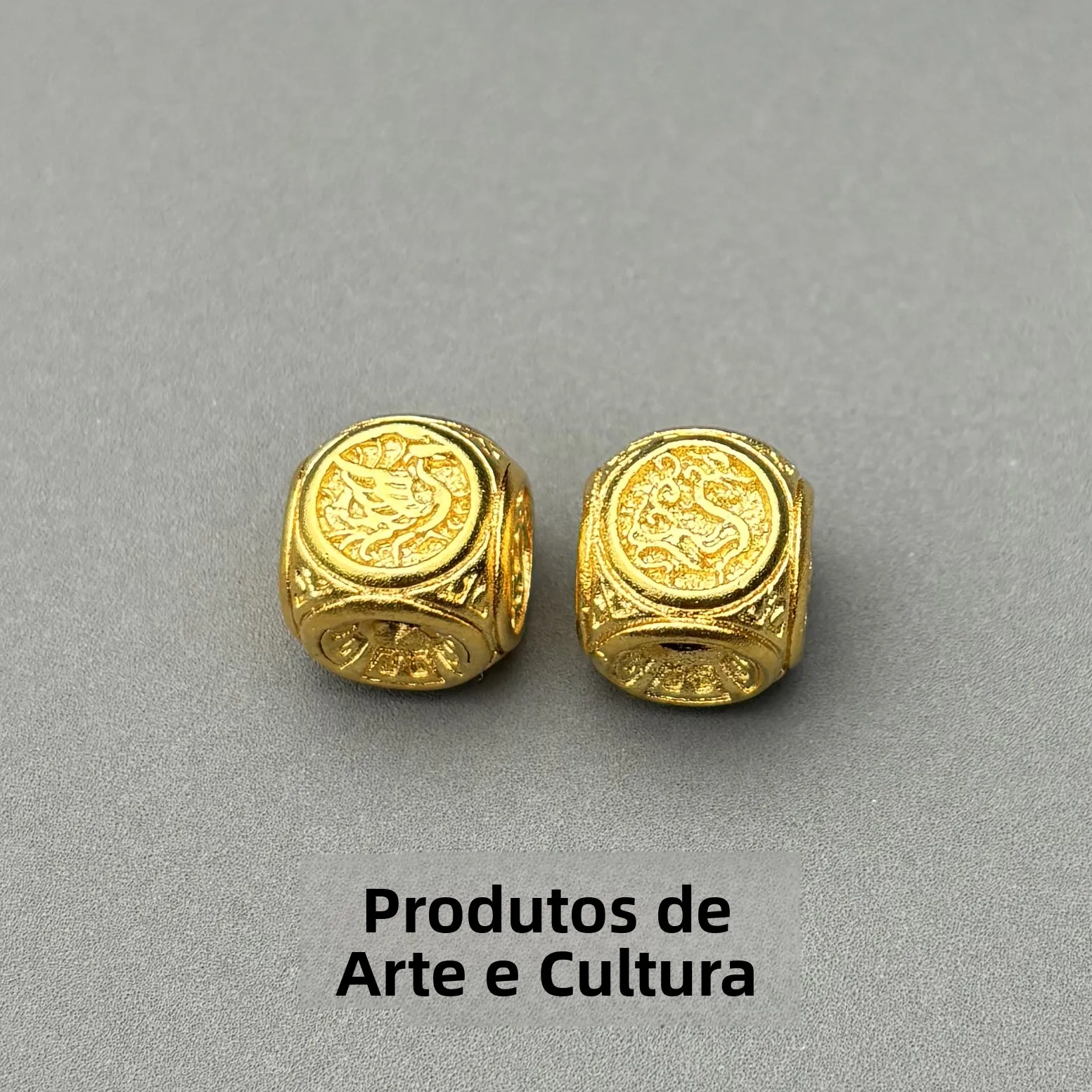 jupin-metodo-antigo-cor-ouro-24k-quatro-bestas-divinas-conta-quadrada-conta-superior-conta-de-cintura-conta-espacadora-amulet
