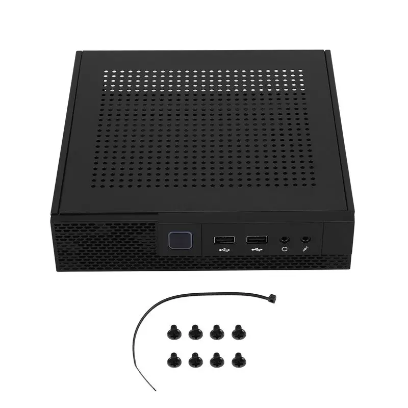 

Корпус для компьютера ITX TX02 Мини-настольный корпус Корпус для промышленного управления HTPC