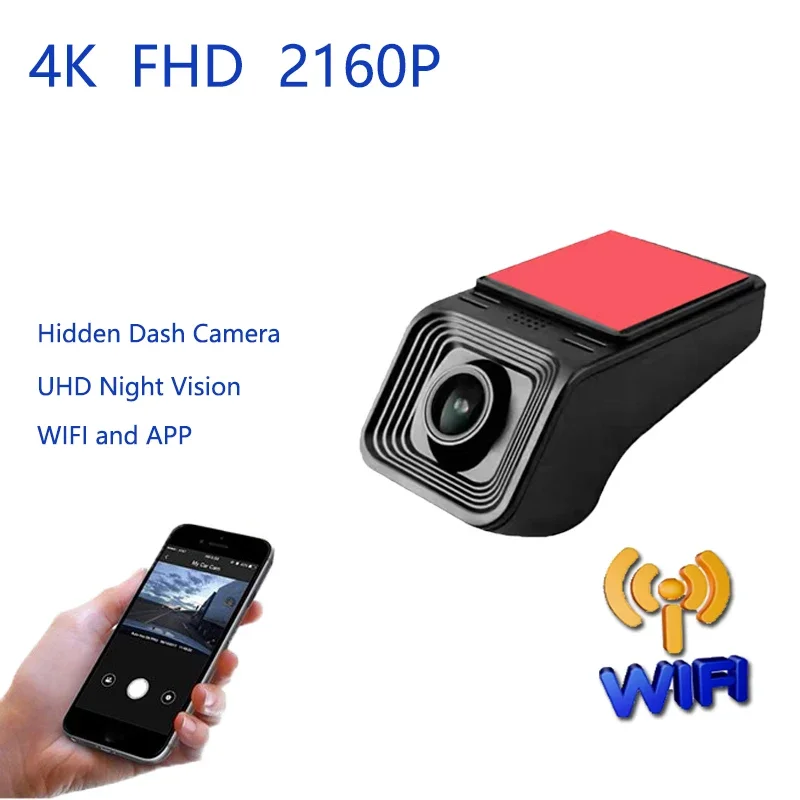 4K 2160P WiFi DVR Video Recorder Dash Camera for Volkswagen Golf 7 Touran Tharu Routan Lavida Bora MK4 Sagitar ARTEON Scirocco