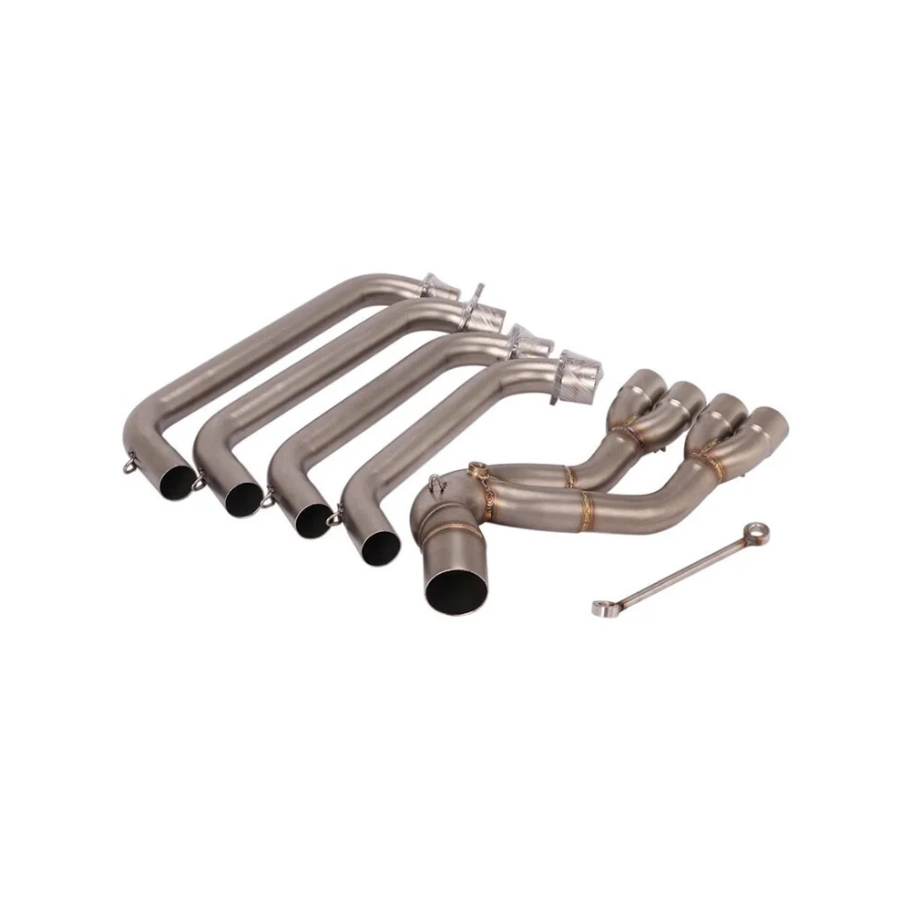 Für Honda CBR650 CBR650F CB650F 2014-2022 Auspuff-Vorderrohr Schalldämpfer Komplettes Auspuffsystem Auspuffrohre – Detail 3