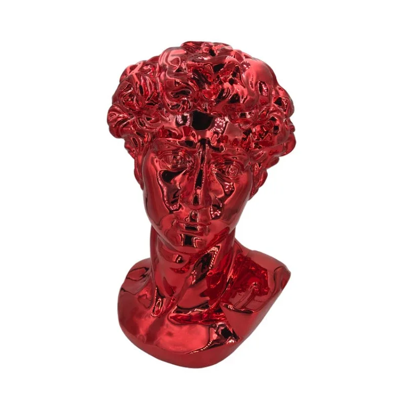 Bust Head Mold High Fashion Bling Home Decor Luxury Resin Crafts