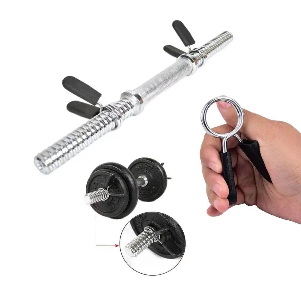 

Dumbbell Lock Clamp Spring Clamp Collars Stainless Steel Spring Collar Clips Dumbbell Lock Clamp 25/28/30mm Exercise