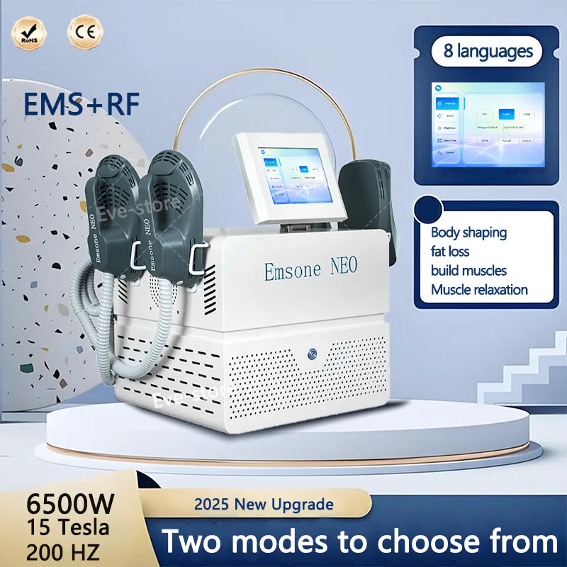 

15 Tesla Emsone NEO Portable Body Sculpting Machine 2 4 5 Handles RF EMS Pelvic Muscle Stimulator Slimming Machine