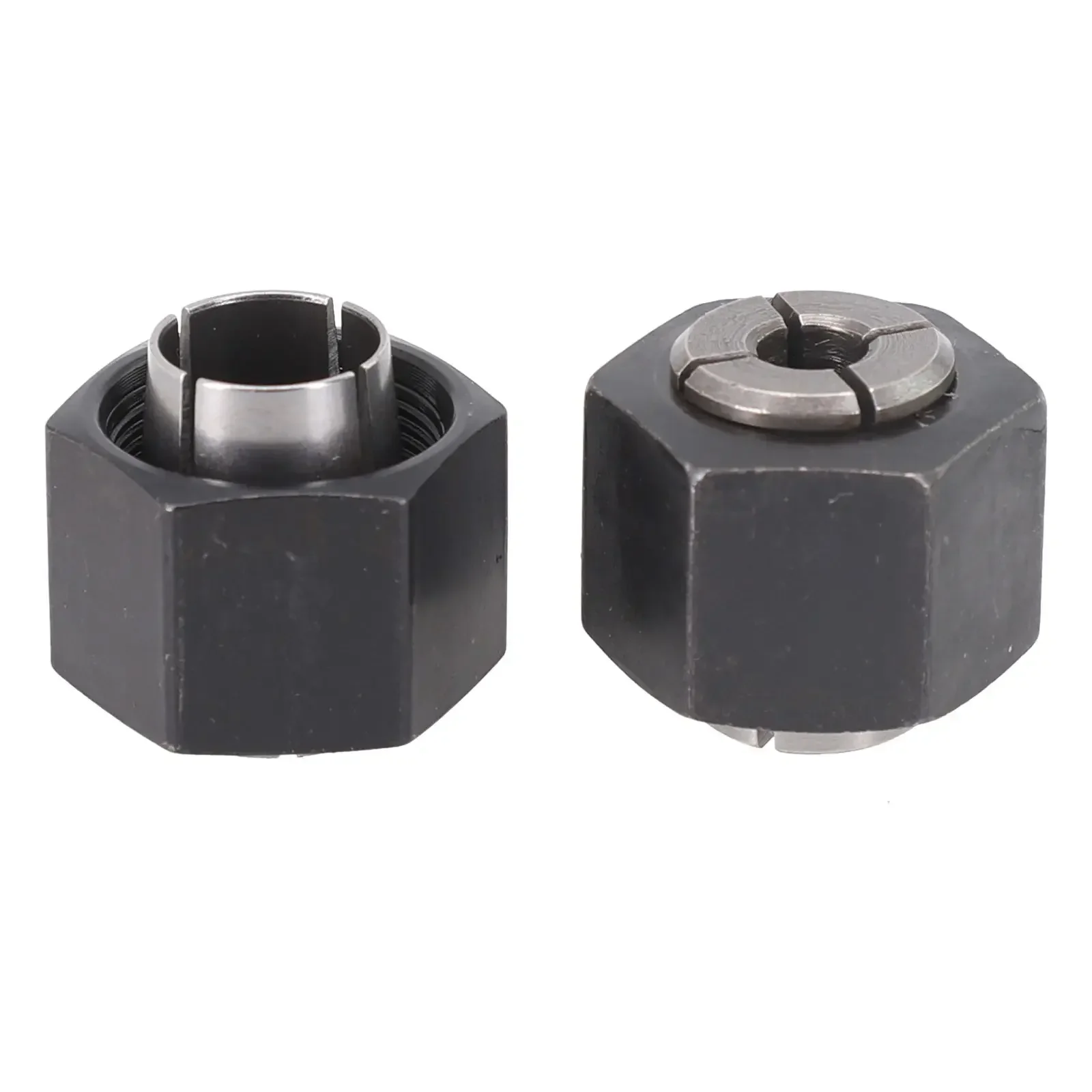 2pcs 12.7MM/6.35MM Router Collet For DW621 DW616 DW618 DW621K DW625 DW6214 Engraving Trimming Machine Power Tools Accessories