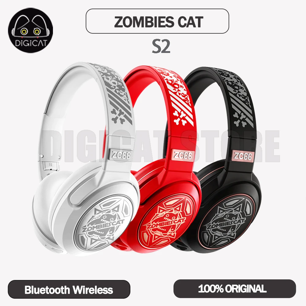 

Беспроводные Bluetooth наушники зомби Cat TWS HiFi легкие Беспроводные наушники с активным шумоподавлением спортивные геймерские наушники