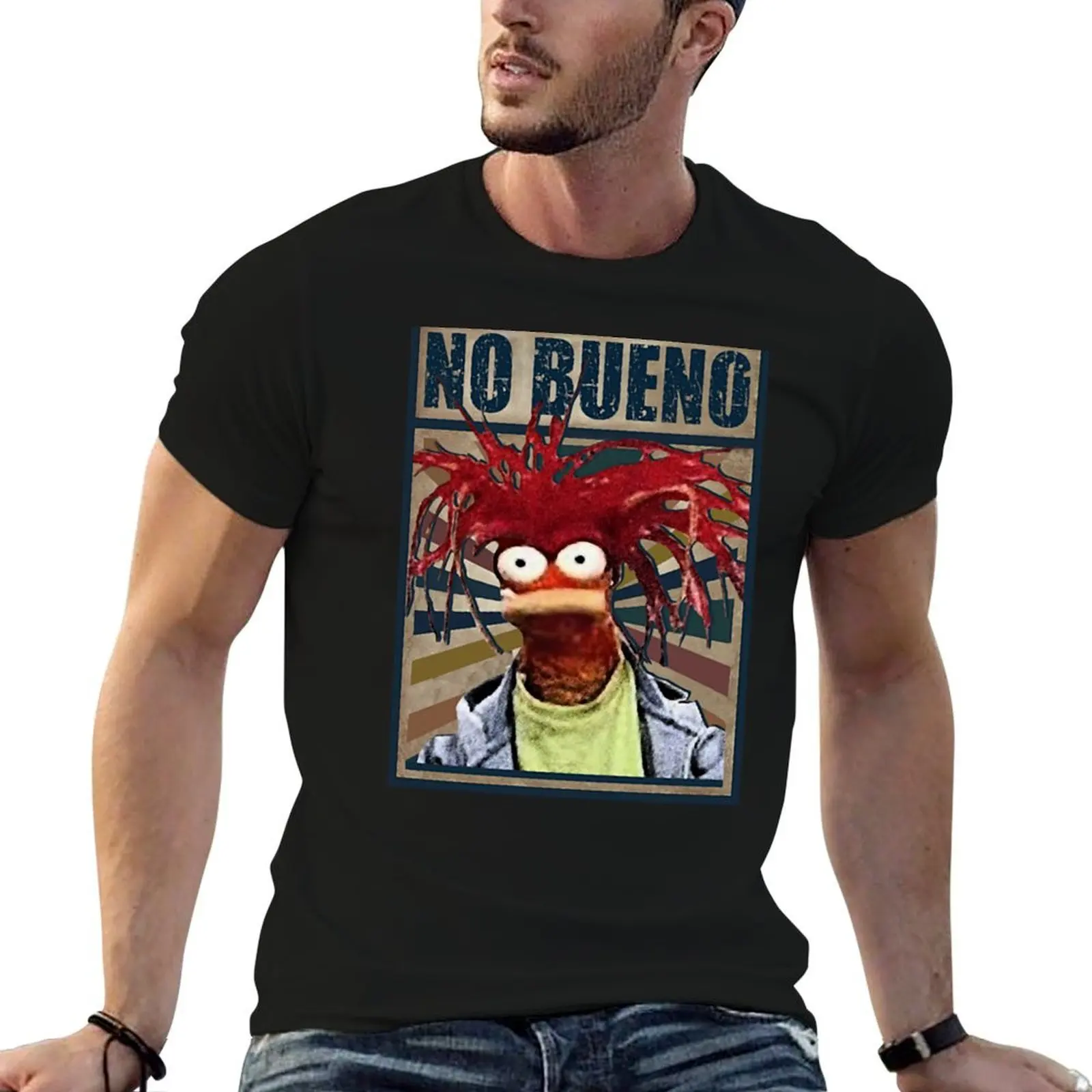 

Pepe King Prawn - No Bueno T-Shirt man graphic t shirt t shirts for man pack cotton t shirts for man graphic tees T-Shirt